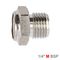 AIRCRAFT Muffler Metal Flat 1/4' Male